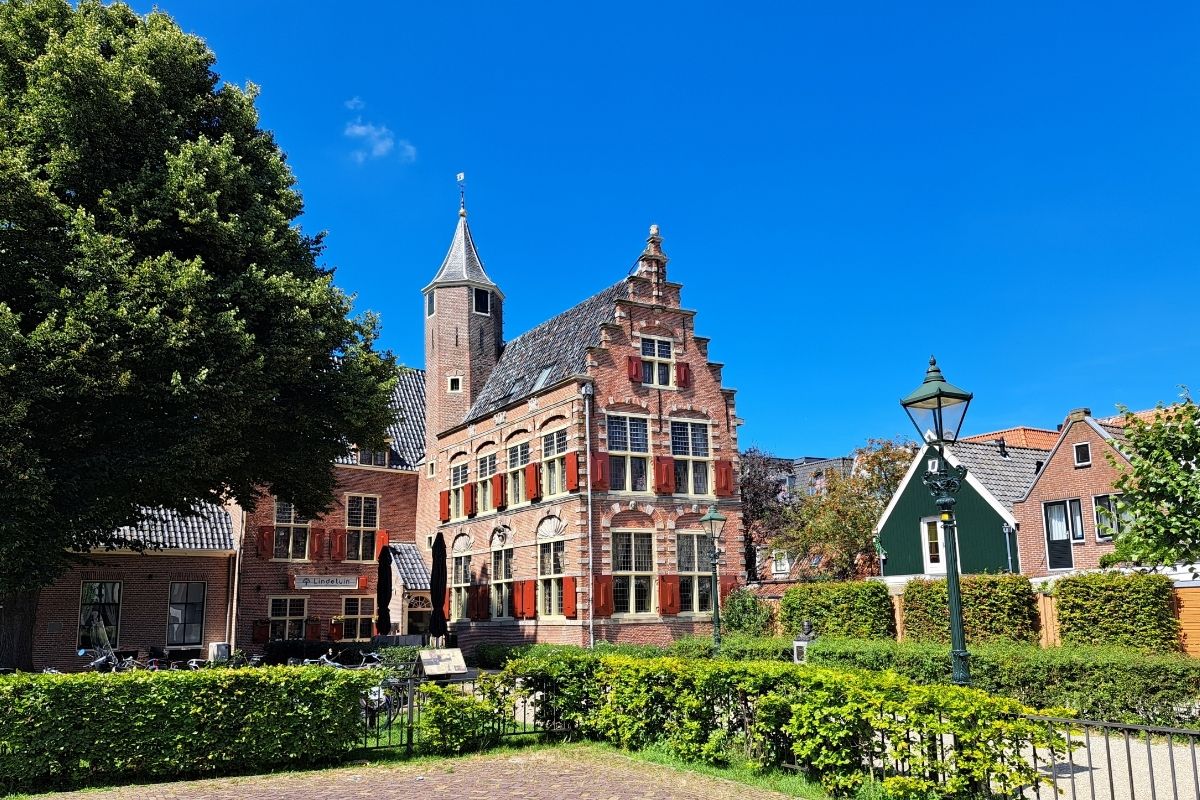 Doelenveld Alkmaar met de voormalige Sint-Sebastiaansdoelen